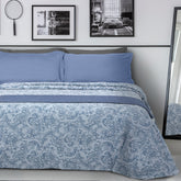 Copriletto in Misto Cotone Jacquard - Calins 