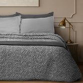 Copriletto in Misto Cotone Jacquard - Camelia 