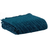 Copriletto in Puro Cotone Jacquard - Stefy Copriletto Vivaraise Matrimoniale Blu 