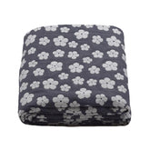 Copriletto Matrimoniale DoubleFace con Fantasia Fiori - Niky Copriletto Govina Blu 