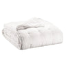 Copriletto Reversibile in Puro Cotone e Puro Lino Tinta Unita Copriletto Vivaraise Bianco 180x260 