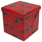 Cubo Contenitore in Pvc Stampato - Cuccioli Cubo Contenitore Daunex Rosso 