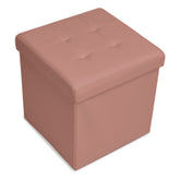 Cubo Contenitore in Pvc Tinta Unita - Plain Cubo Contenitore Daunex Cipria 