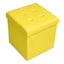 Cubo Contenitore in Pvc Tinta Unita - Plain Cubo Contenitore Daunex Giallo 
