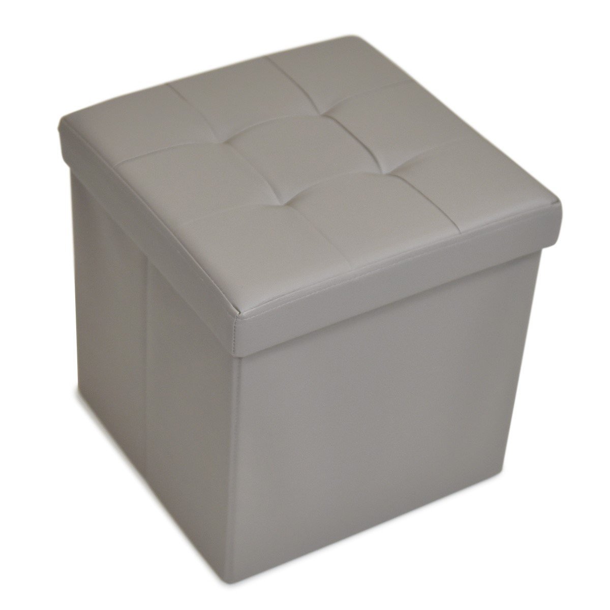 Cubo Contenitore in Pvc Tinta Unita - Plain Cubo Contenitore Daunex Tortora 