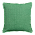 Cuscino a Nido D'Ape Chambray StoneWashed in Cotone Tinta Unita - Maia Chambray Cuscino Vivaraise 45x45 Agave 