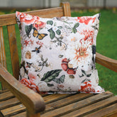 Cuscino Arredo in Raso di Cotone Stampa Floreale - Dafne 