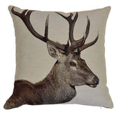 Cuscino in Cotone con Fantasia Stampata - Natural Stag Cuscino Daunex 