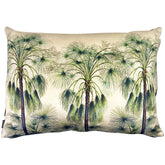 Cuscino Rettangolare in Velluto Stampa Palme - Green Palms Cuscini Arredo Vanilla Fly 70x50 