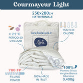 Daunex Courmayeur Piumino Siberiano Light Piumino d'oca Daunex 250 x 200 (Matrimoniale) 
