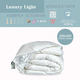 Daunex Siberian Luxury Piumino Light Piumino d'oca Daunex 200 x 200 (Piazza e Mezza) 