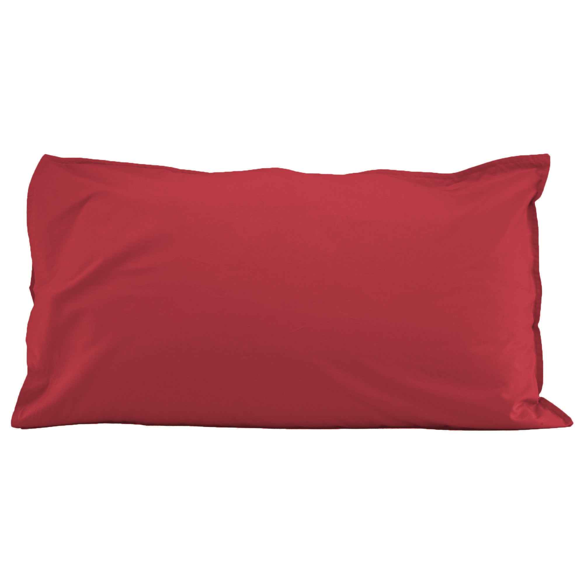 Federa in Percalle di cotone tinta unita - Arianna Federa Fazzini Rosso 