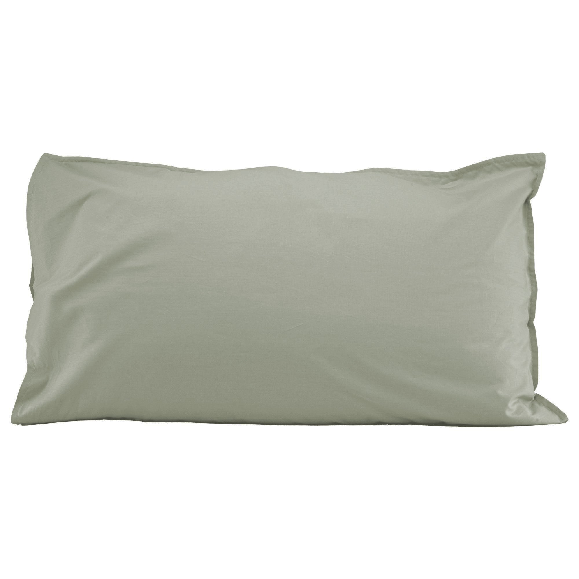 Federa in Percalle di cotone tinta unita - Arianna Federa Fazzini Verde 