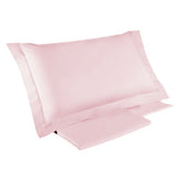 Federa in Percalle di cotone tinta unita - NK Colors Federa NK Rosa 