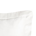 Federa in Puro Cotone Con Bordo In Raso - Diamante Federa Lisola Bianco 