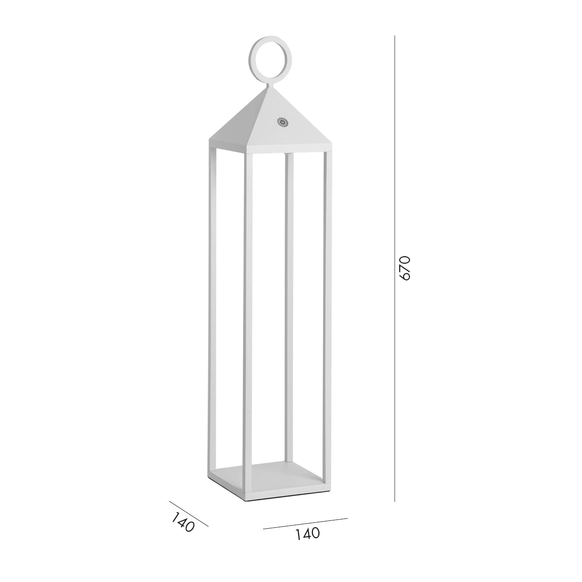 Lanterna a Led 2700k - Pic-nic Lampada Rossini Illuminazione 