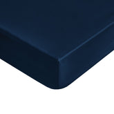 Lenzuolo da Sotto con angoli in Percalle di Cotone Tinta Unita - Prestige Lenzuolo Sotto Lisola Singola Blu Navy 