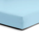 Lenzuolo da Sotto con angoli in Puro cotone Jersey no stiro - Makò Deluxe Lenzuolo Sotto Daunex Singolo Ghiaccio 