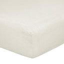 Lenzuola da Sotto con angoli in Puro Lino StoneWashed No Stiro Lenzuolo Sotto Loft by BiancoPerla Singola Avorio 