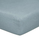 Lenzuola da Sotto con angoli in Puro Lino StoneWashed No Stiro - 24 Colori Lenzuolo Sotto Loft by BiancoPerla Singola Azzurro (Regolo) 