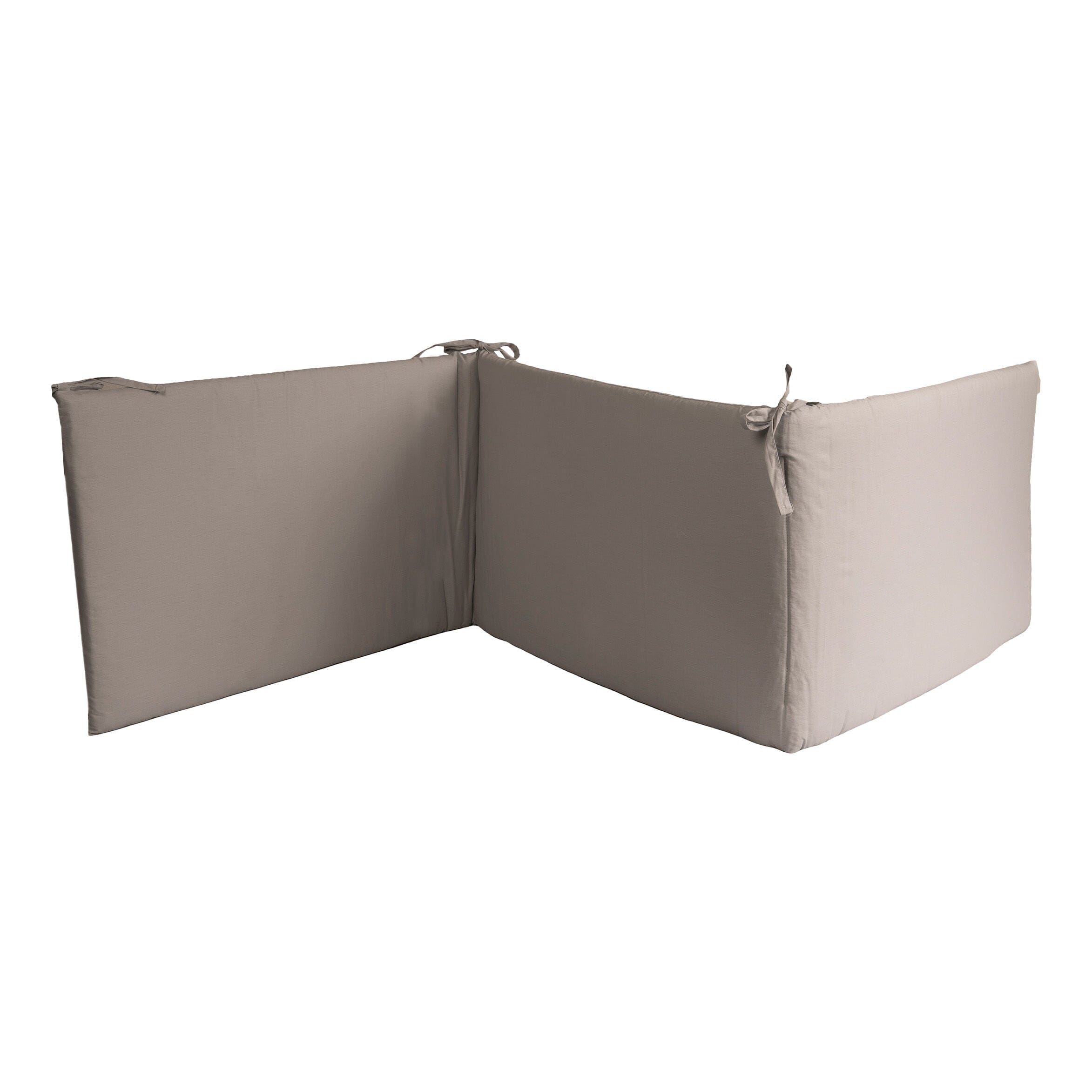 Paracolpi Per Lettino Baby Comfort 260x90x40 Cm - Bianco Con Cuore Ricamato, 100% Cotone, Ipoallergenico