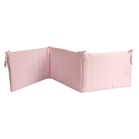 Paracolpi per Lettino in Piquet di Cotone - Safe&Soft Paracolpi Lisola Baby Rosa 