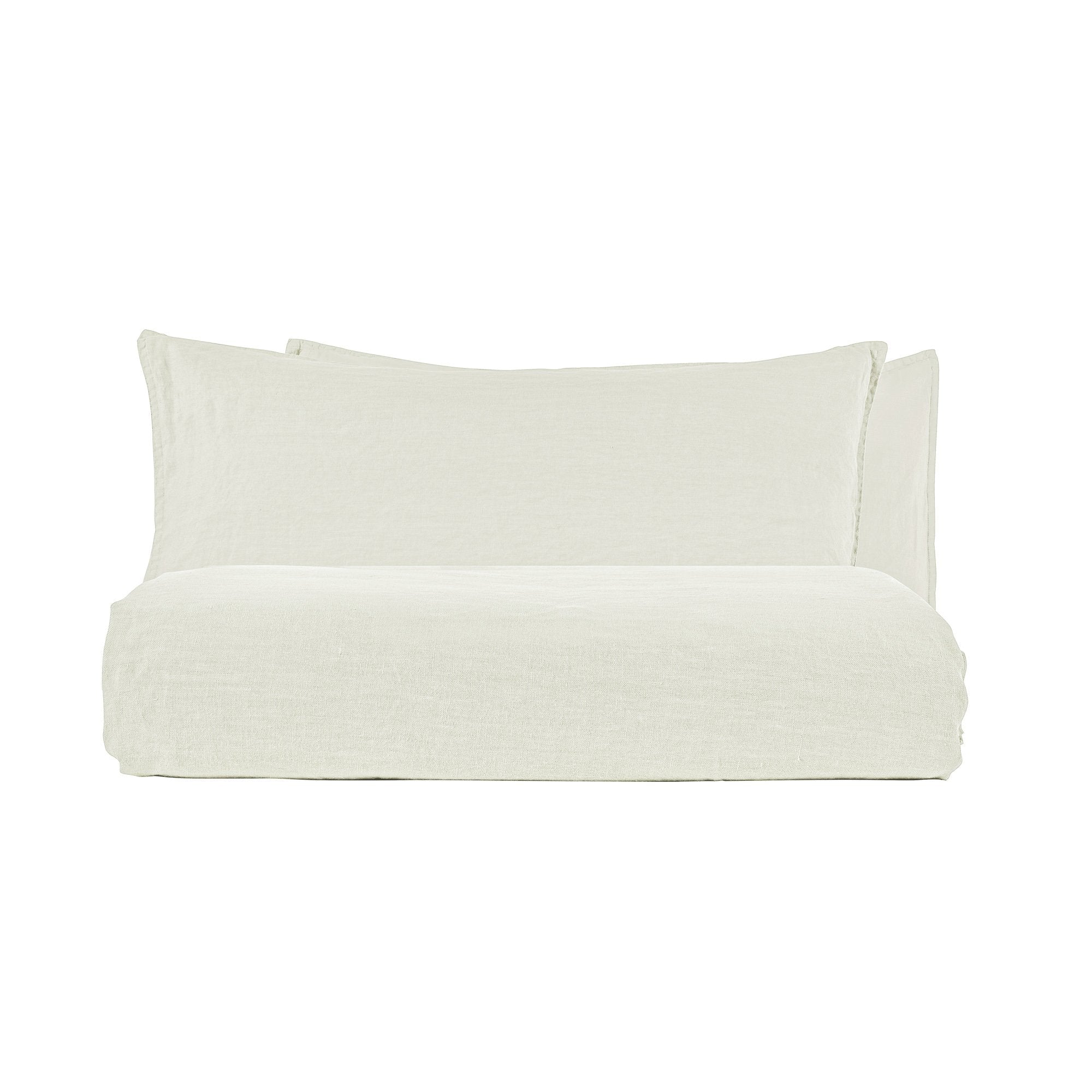 Parure Copripiumino in Lino StoneWashed No Stiro - Exclusive Lenzuola Loft by BiancoPerla 