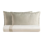 Decroom - Set di 2 copripiumini leggeri con 1 federa per cuscino, 2 pezzi, imbottitura in piuma, per tutte le stagioni, colore: viola Decroom - Set di 2 copripiumini leggeri con 1 federa per cuscino, 2 pezzi, imbottitura in piuma, per tutte le stagioni, colore: viola