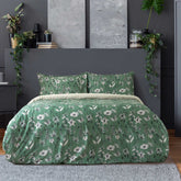 Parure Copripiumino in Raso 100% Cotone Fantasia Floreale - Ofelia 