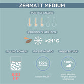 Piumino d'Oca Ungherese Medium - Zermatt Piumino d'oca Lisola 