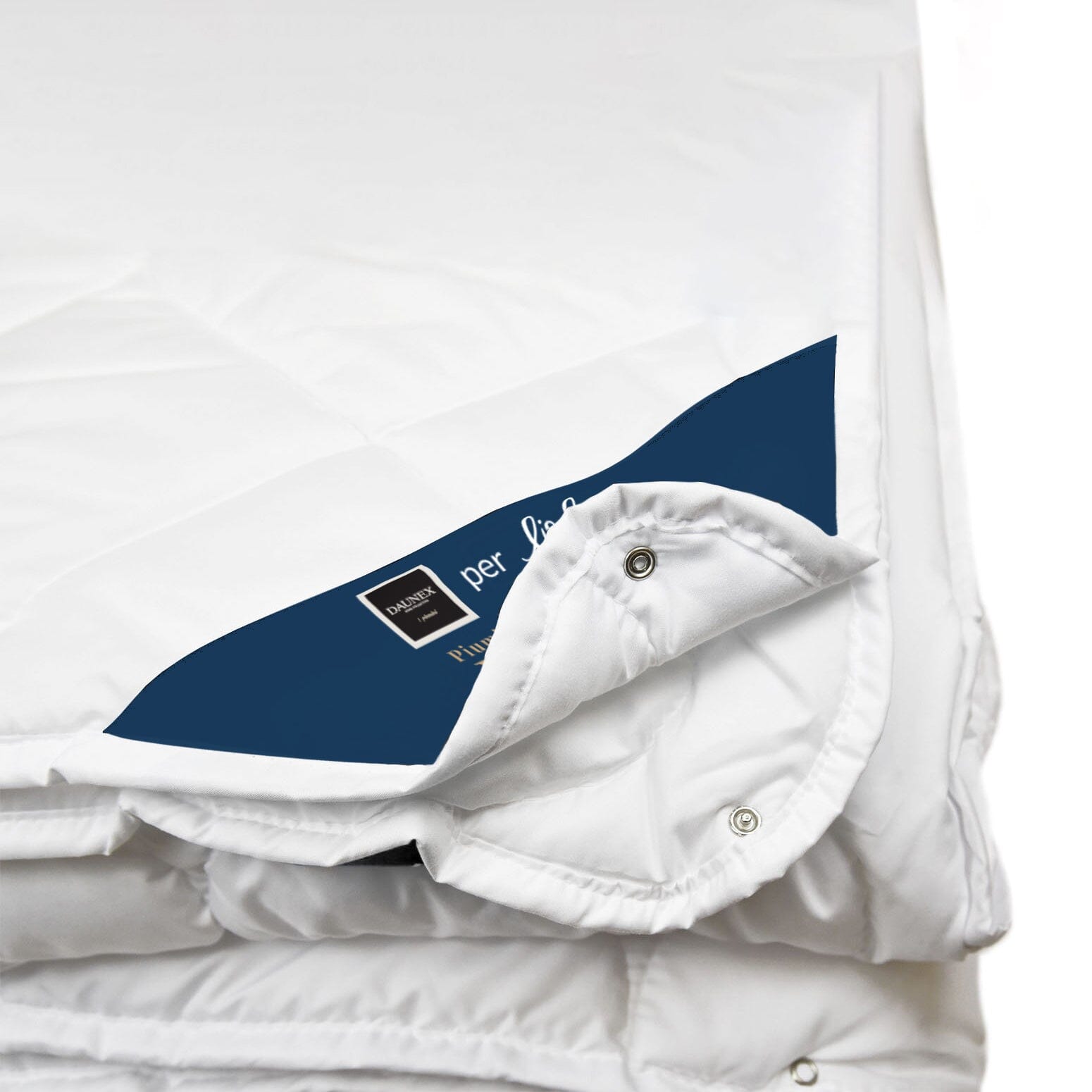 Piumone Anallergico in Percalle di Cotone - Royal Piumino Sintetico Lisola by Daunex 