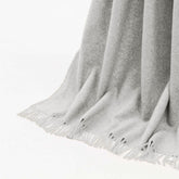 Plaid 100% Cashmere - Everest Plaid Marzotto Grigio Perla 