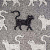 Plaid in Lana Cotta - Gatto Controcorrente Plaid i nastri di Mirta 