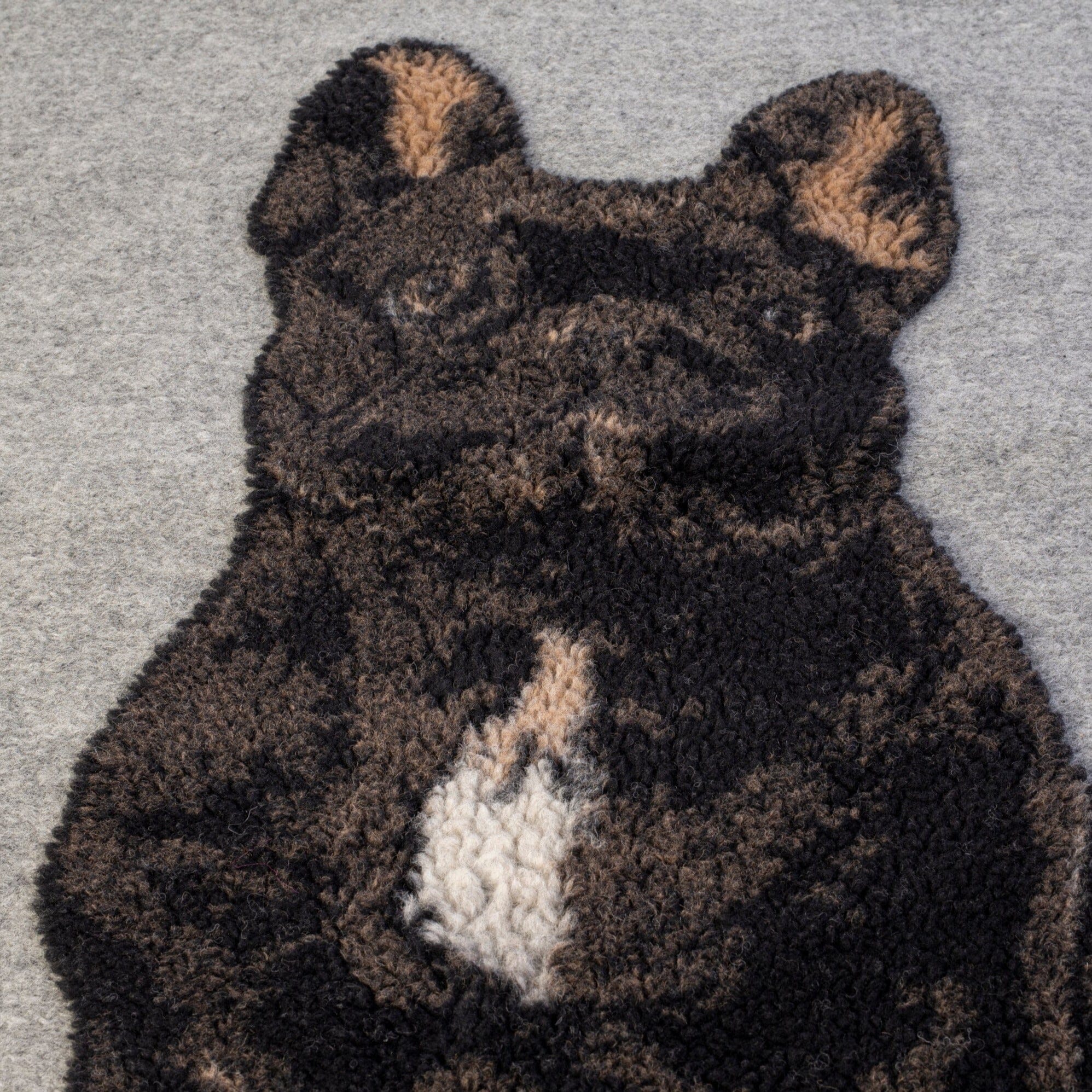 Plaid in Lana Cotta - I Love Bulldog Francese Plaid i nastri di Mirta 