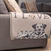Plaid in Lana Cotta - I Love Dalmata 