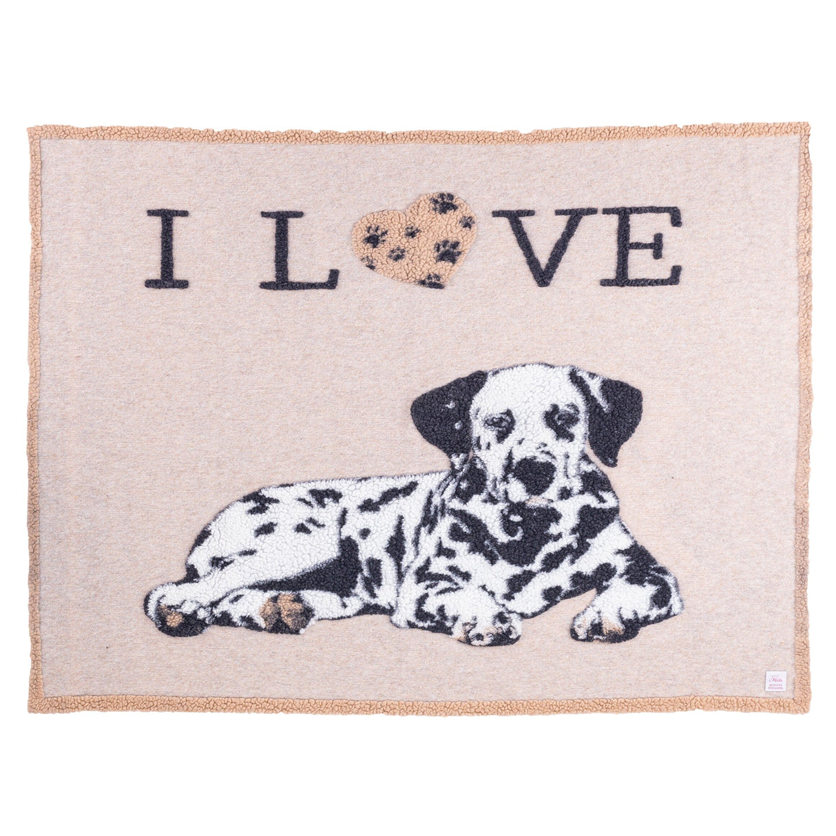 Plaid in Lana Cotta - I Love Dalmata Plaid i nastri di Mirta Plaid 