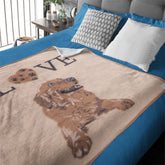 Plaid in Lana Cotta - I Love Golden Retriever 