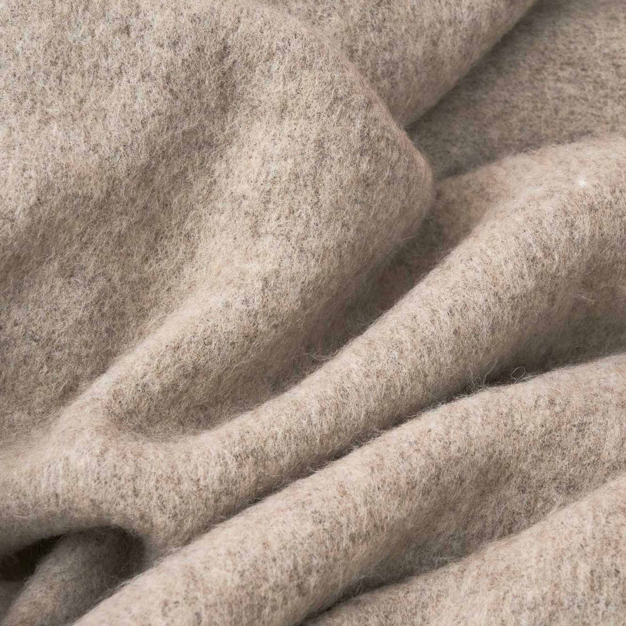 Plaid in Misto Lana Tinta Unita - Paganini Plaid Biancoperla 