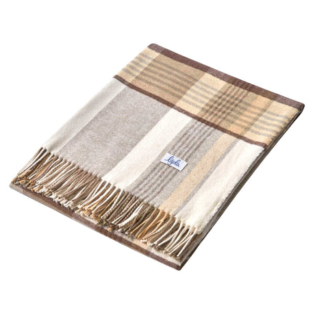 Plaid in Pile di Cotone - Courmayeur Plaid Lisola Plaid Beige 