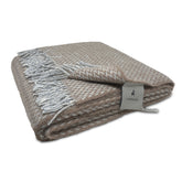 Plaid in Pura Lana Vergine Tinta Unita - Apollo Plaid Lanerossi Beige 