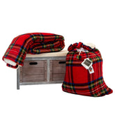 Plaid Morbidotto Imbottito in MicroPile Scozzese - Tartan 