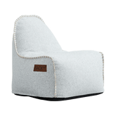 Poltrona Pouf in fibre di olefina per bambini - Cobana Poltrona SACKit Bianco 