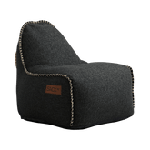 Poltrona Pouf in fibre di olefina per bambini - Cobana Poltrona SACKit Nero 