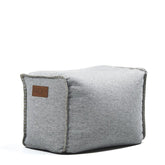 Sedile Pouf rettangolare in fibre di olefina per esterni - Cobana Sedile SACKit Sabbia Melange 