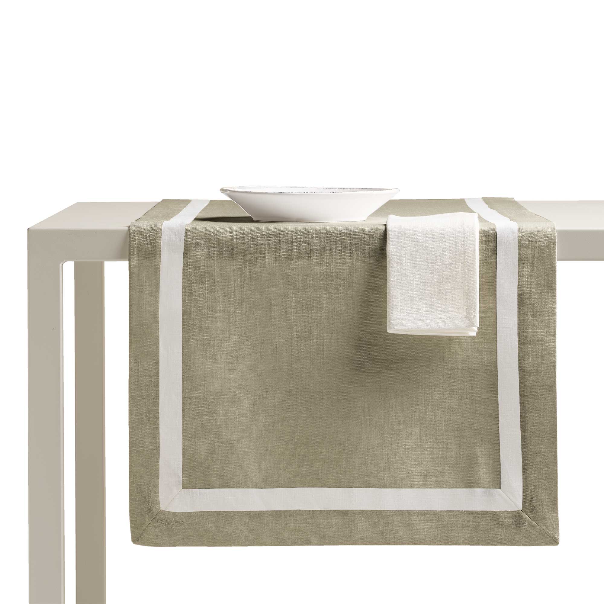 Runner + 2 tovaglioli - Sole Runner Lisola Naturale/Avorio 