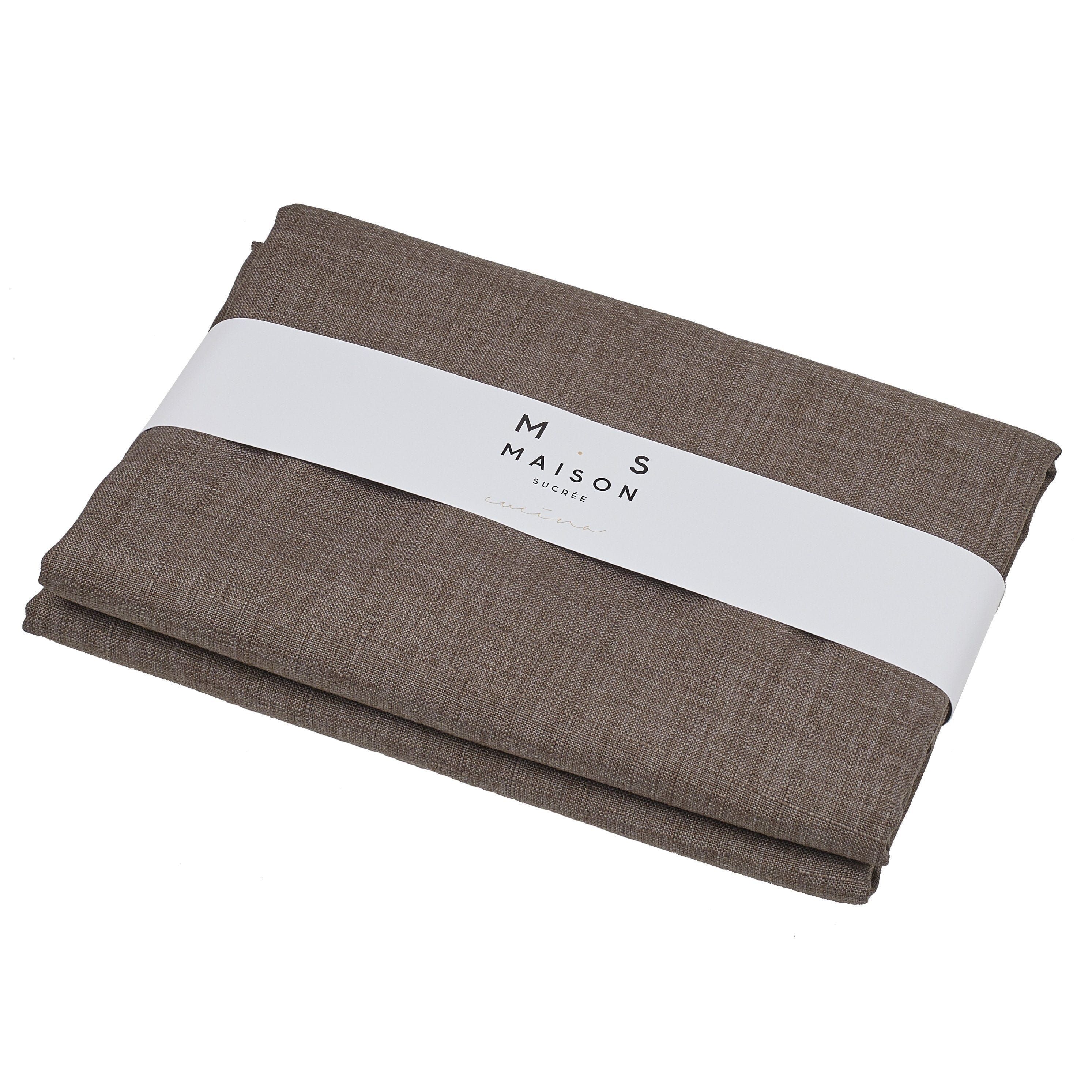 Runner Antimacchia in Tinta Unita - Korin Runner Maison Sucrée Cioccolato 