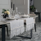 Runner in Lino e Cotone StoneWashed no Stiro - Sangallo 