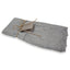 Runner in Puro Lino stonewashed Tinta unita con balza ricamata - Betty Runner Creole Home Grigio 