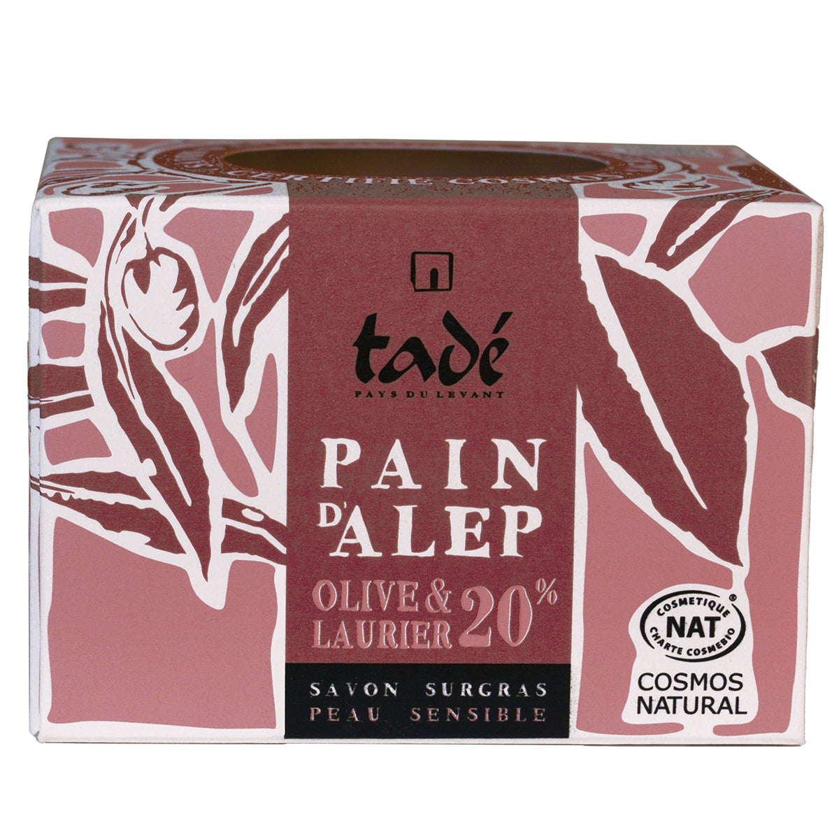 Sapone D'Aleppo con 20% di Olio di Oliva e Alloro - Aleppo Soap 20 Sapone Tadé Alloro/Oliva 200 gr 