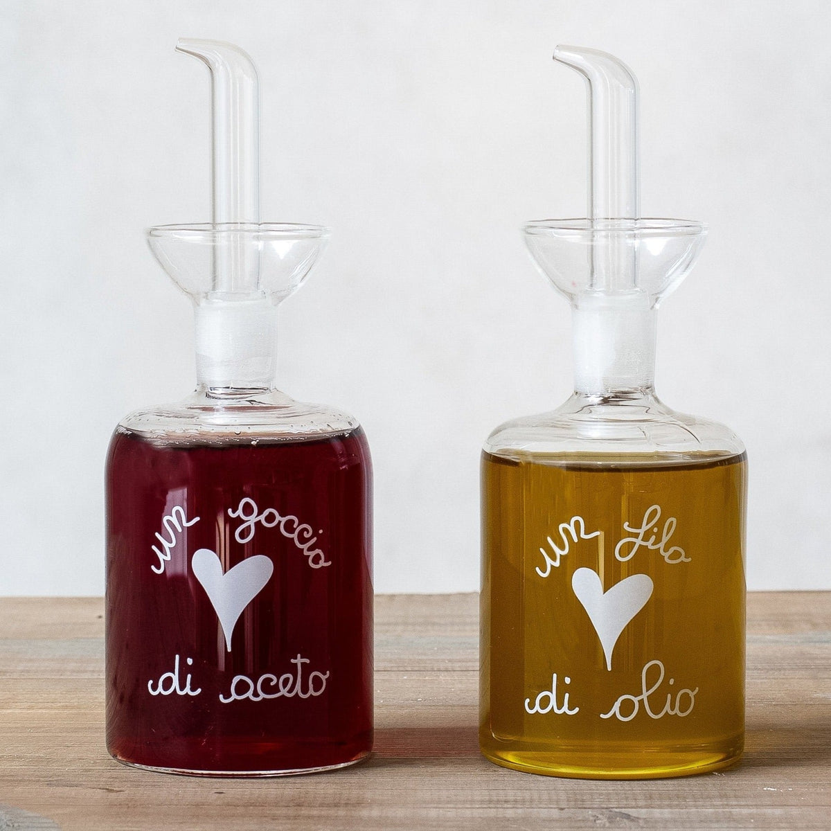 5five Simply Smart - Set Da 2 Bottiglie Per Olio E Aceto In Vetro Con Tappo In Bambù, 0,48 L - 2